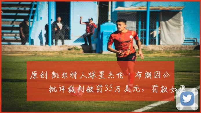 原创 凯尔特人球星杰伦·布朗因公开批评裁判被罚35万美元，罚款如愿以偿